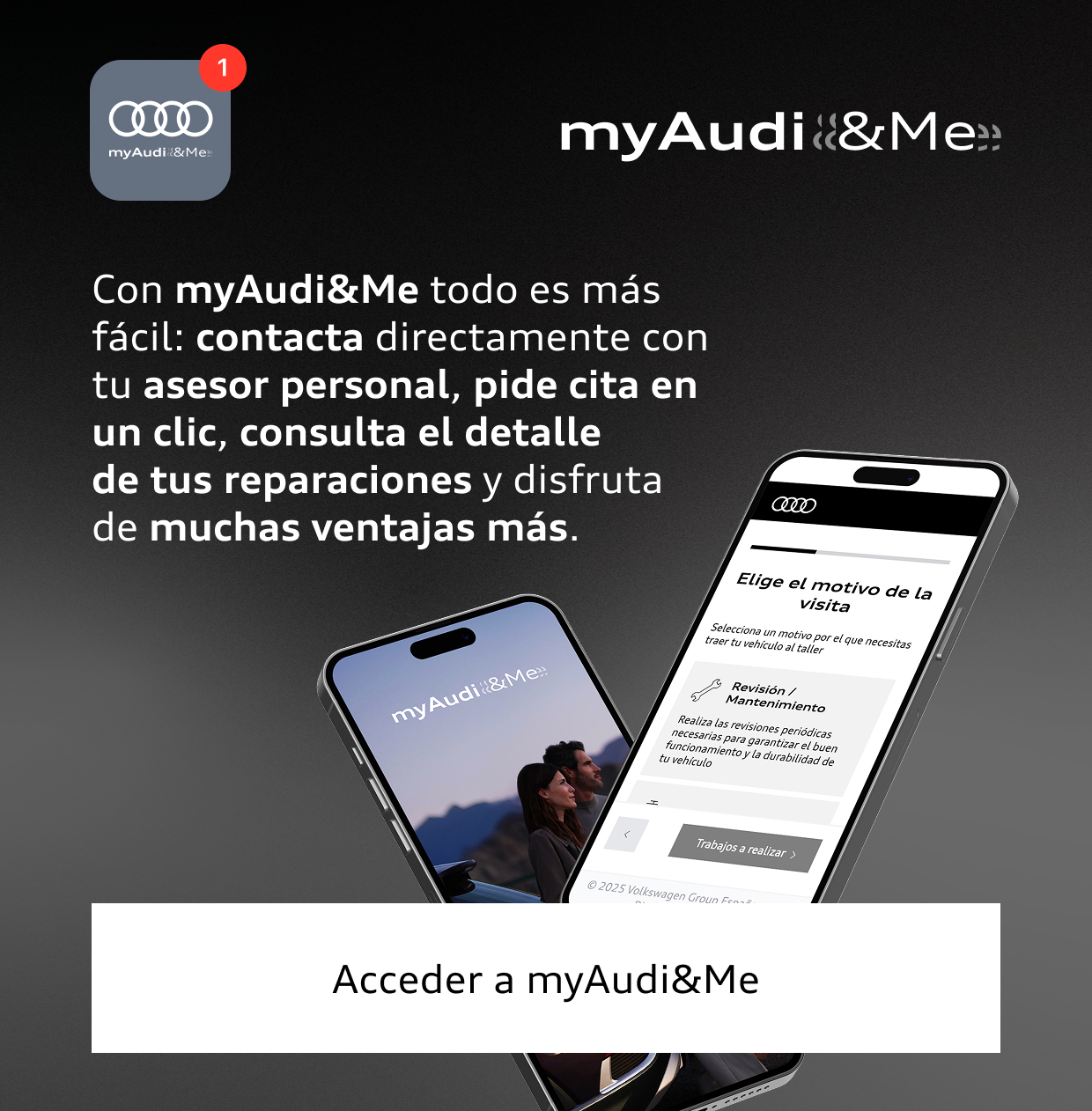 Acceder a myAudi&Me